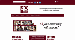 Desktop Screenshot of 40plus-dc.org